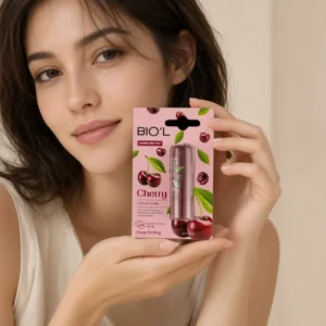 بالم لب رنگی بیول مدل Cherry با SPF15 وزن 4.8 گرم